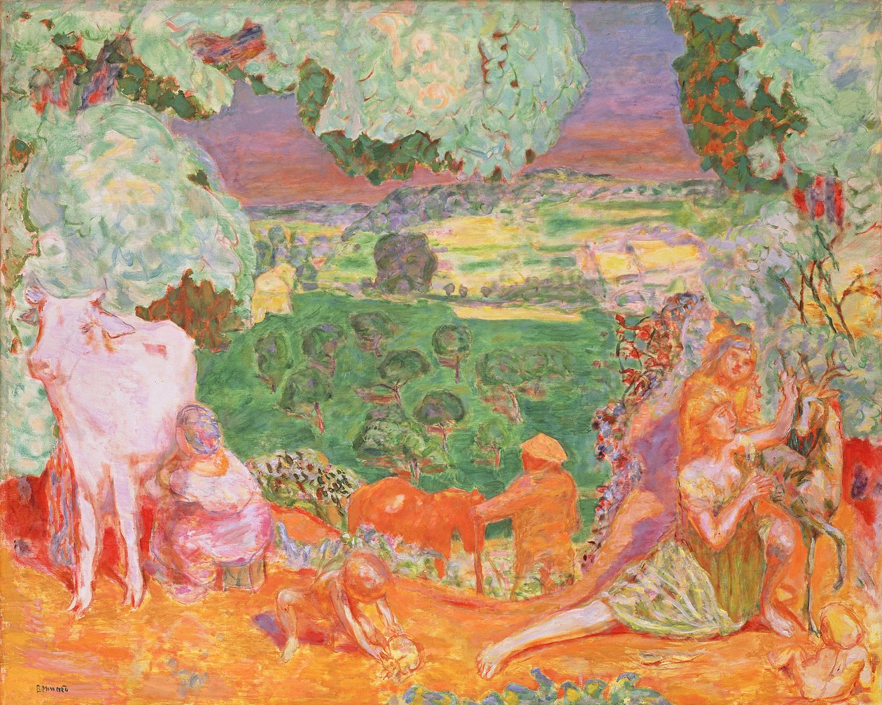 Pastorale symfonie, 1916-20 door Pierre Bonnard