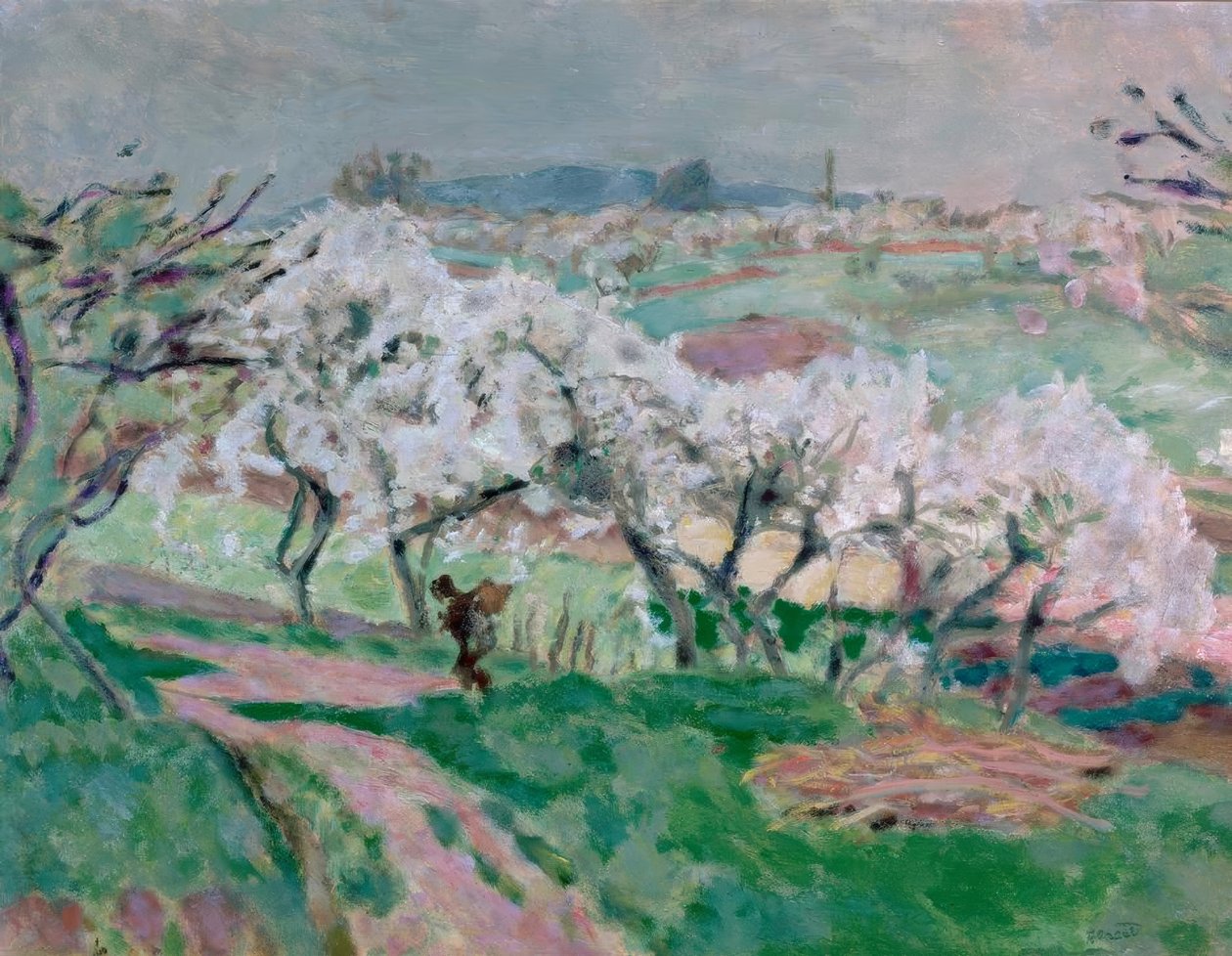 Lente in Normandië door Pierre Bonnard