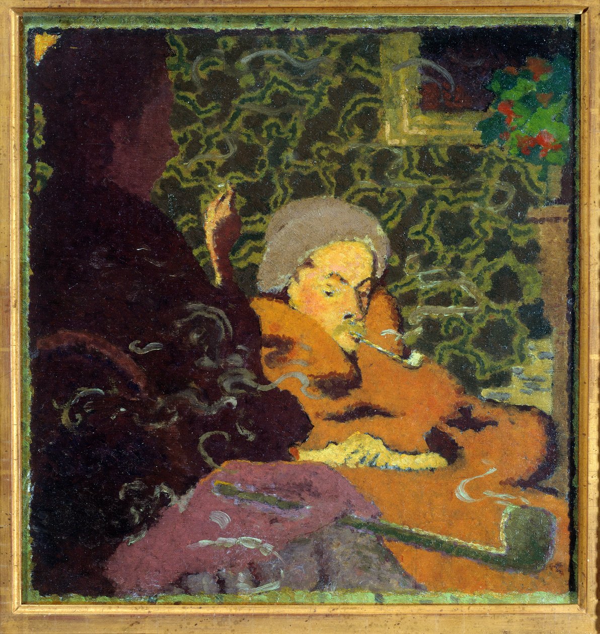 Privacy. Personages die pijp roken door Pierre Bonnard