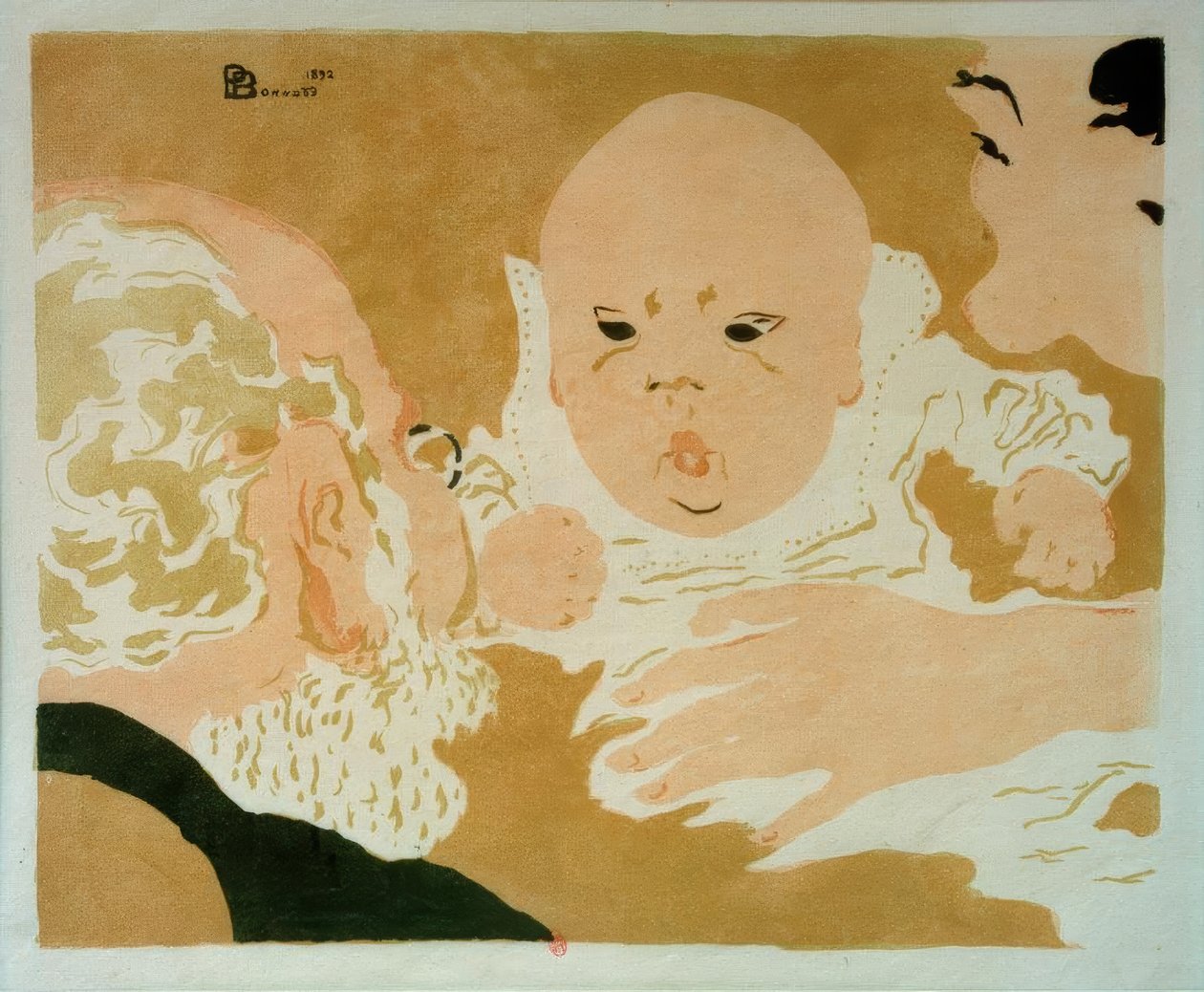 Gezinsscène door Pierre Bonnard