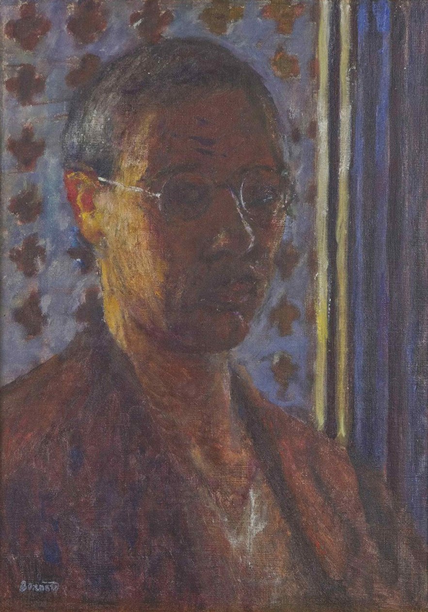 Zelfportret, ca. 1923 door Pierre Bonnard