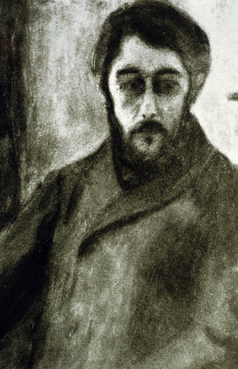 Zelfportret (litho) door Pierre Bonnard