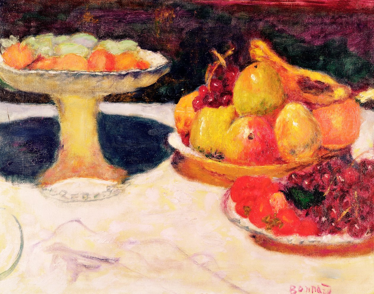 Stilleven met een Fruitschaal, 1933 door Pierre Bonnard
