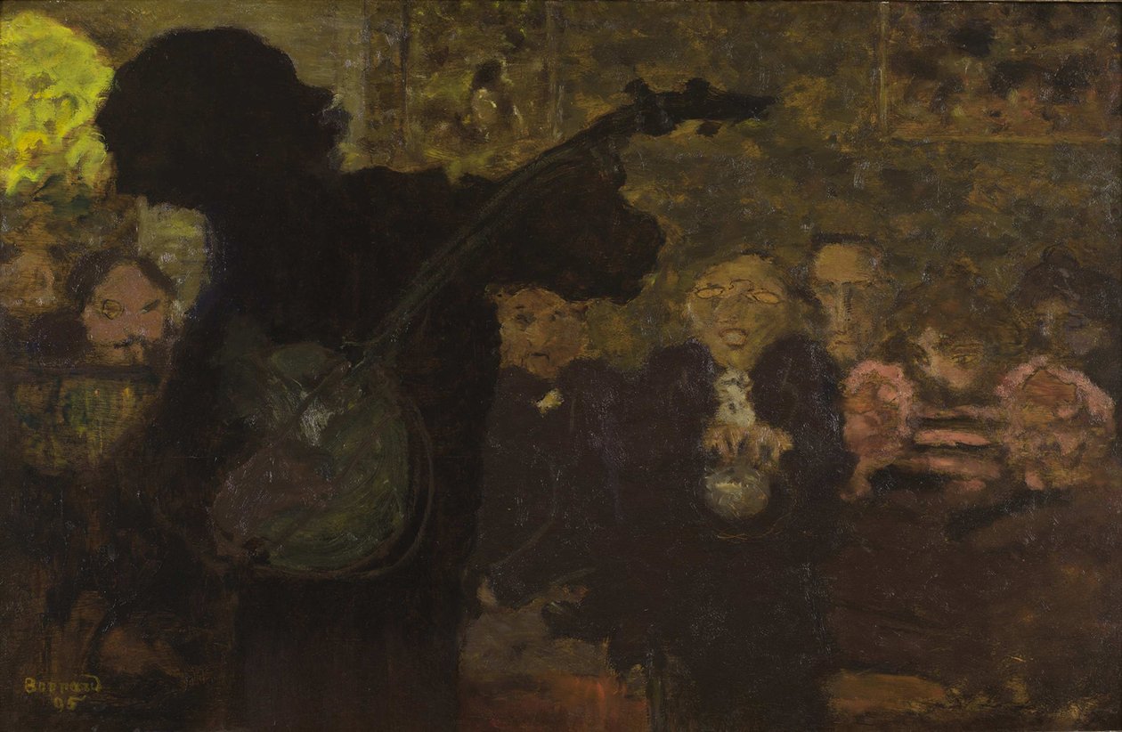 De Banjo Speler, 1895 door Pierre Bonnard