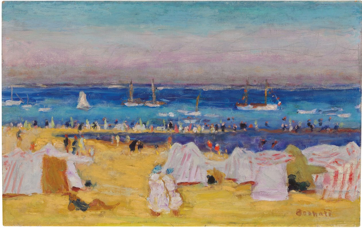 Het strand (Arachon), c.1922 door Pierre Bonnard