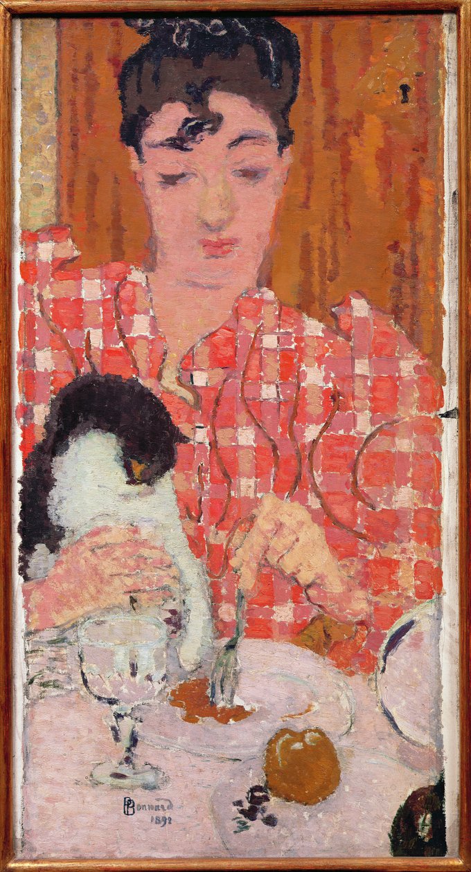 De Geruite Blouse, 1892 door Pierre Bonnard