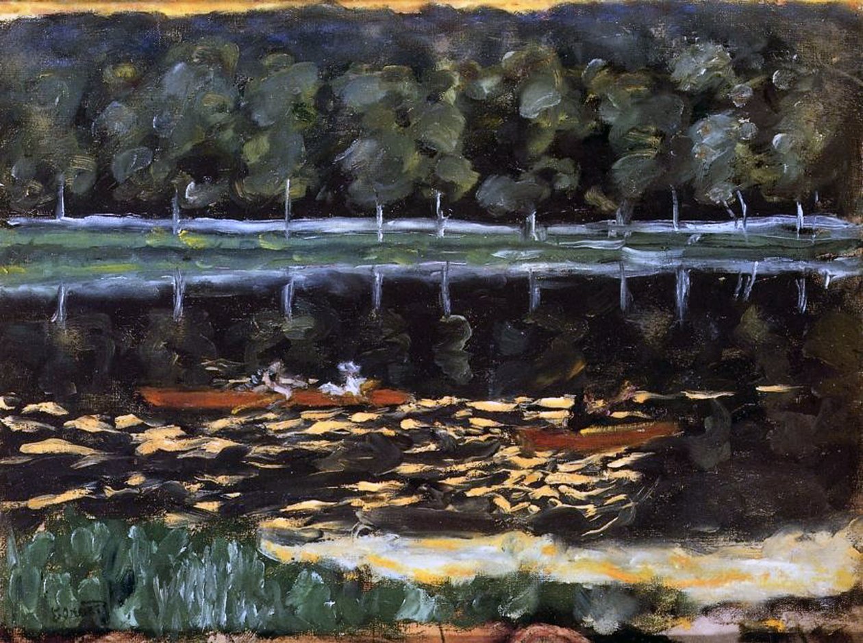 De Roeipartij, c.1905 door Pierre Bonnard