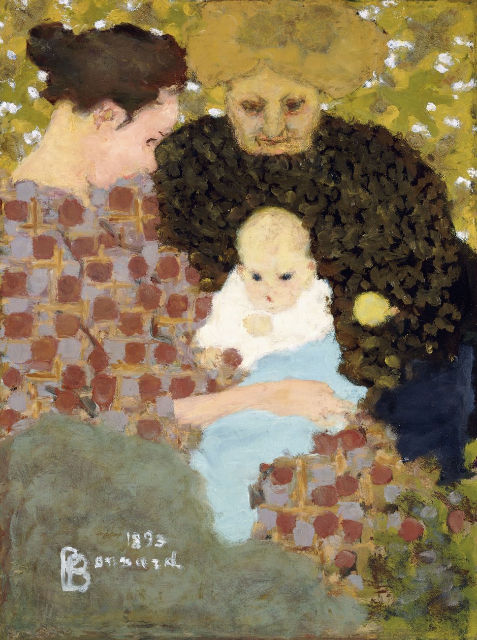 De Drie Leeftijden (Moederschap) door Pierre Bonnard