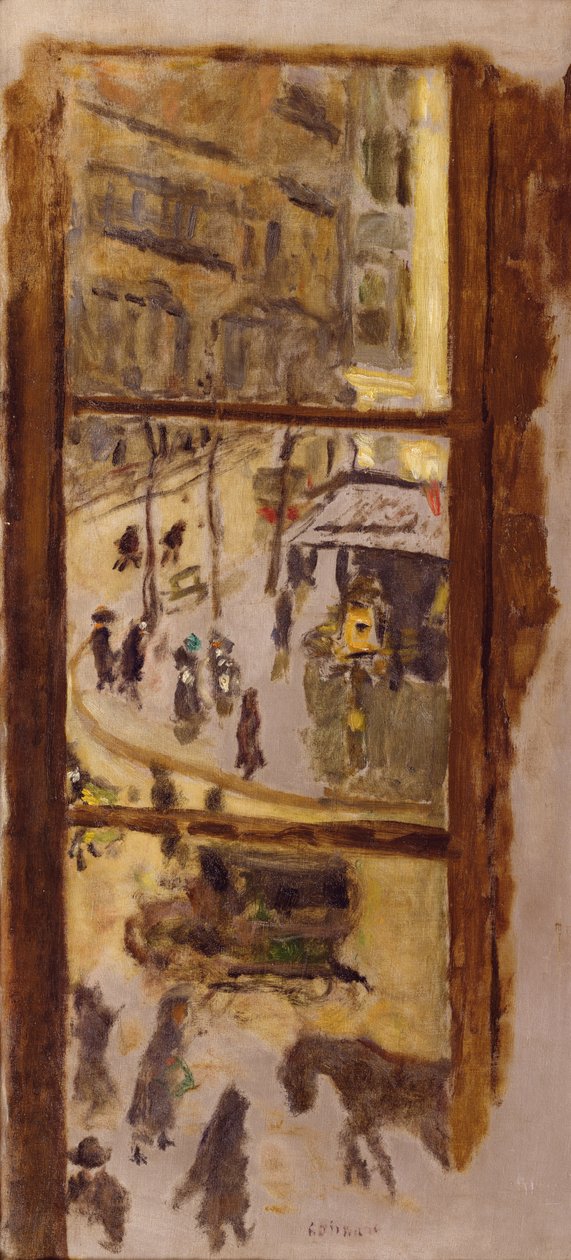 Door de ramen door Pierre Bonnard