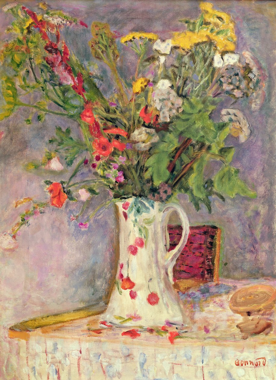 Wilde bloemen, ca. 1916 door Pierre Bonnard
