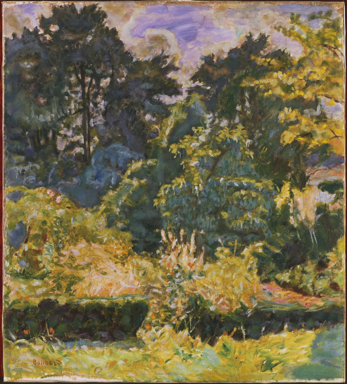 Bos in de Zomer door Pierre Bonnard