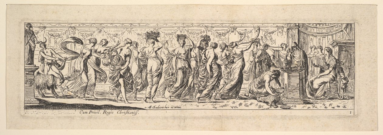 Bacchanaal door Pierre Brebiette