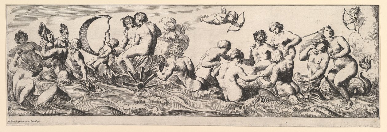 Bacchanaal, 17e eeuw door Pierre Brebiette