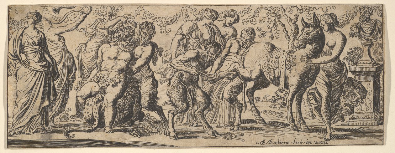 Bacchanaal door Pierre Brebiette