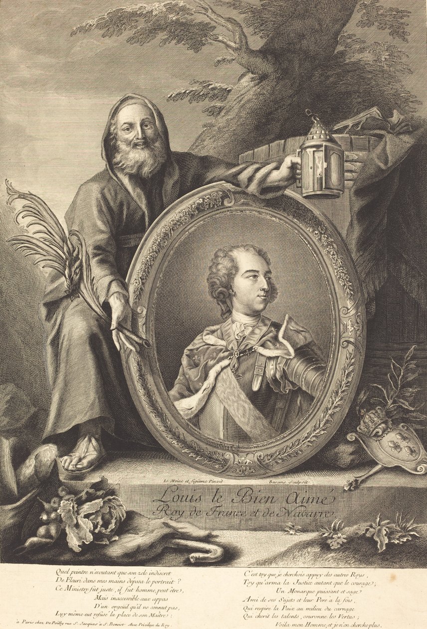Louis le Bien Aimé door Pierre François Basan