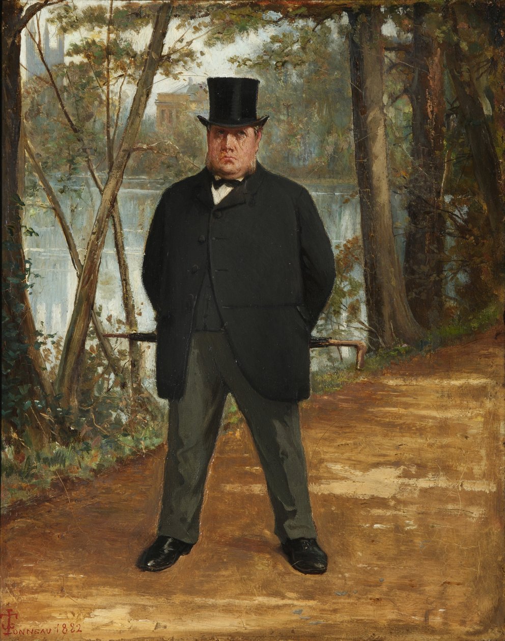 John Edward Henderson door Pierre François Joseph Tonneau