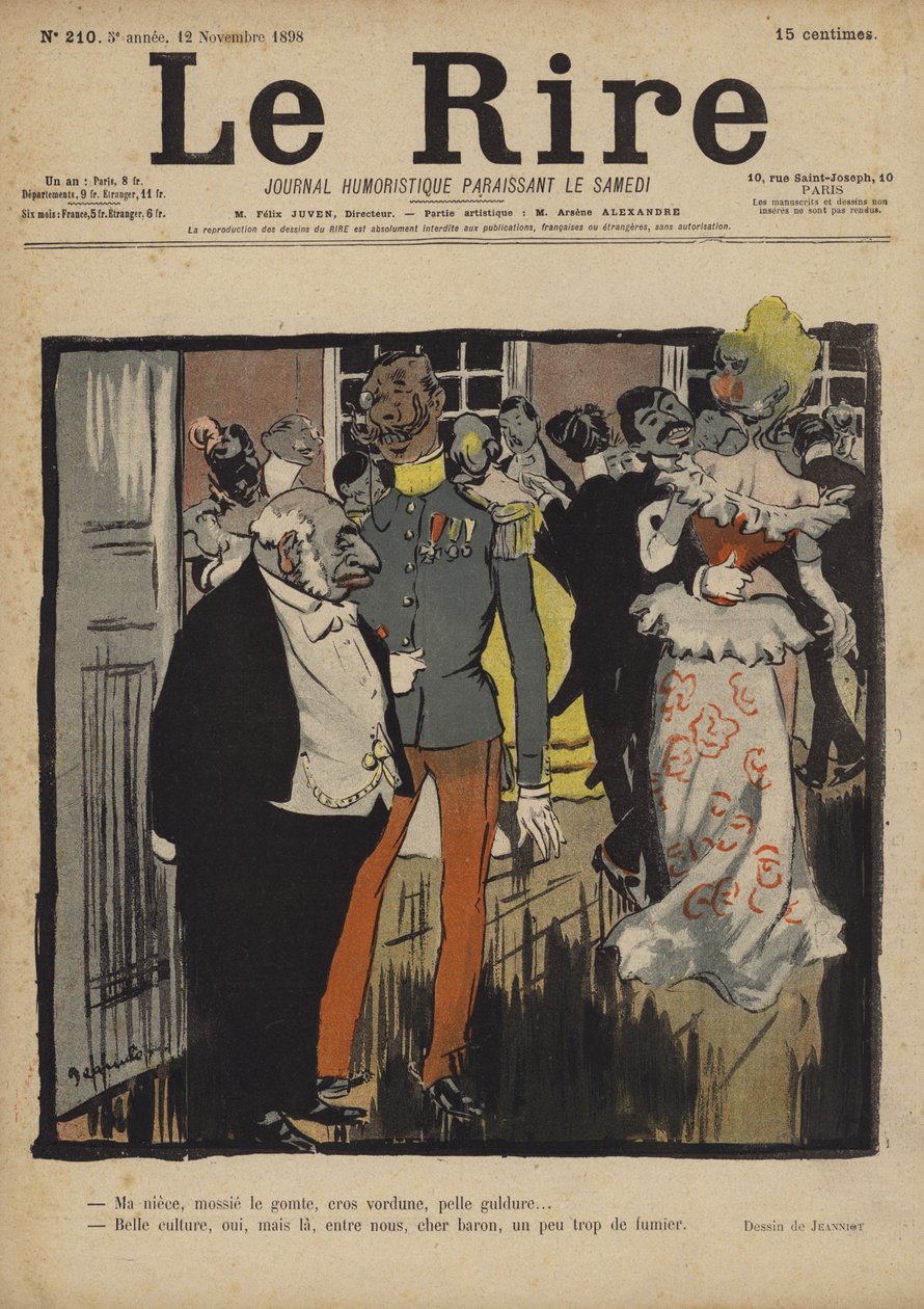 Illustratie voor Le Rire door Pierre Georges Jeanniot