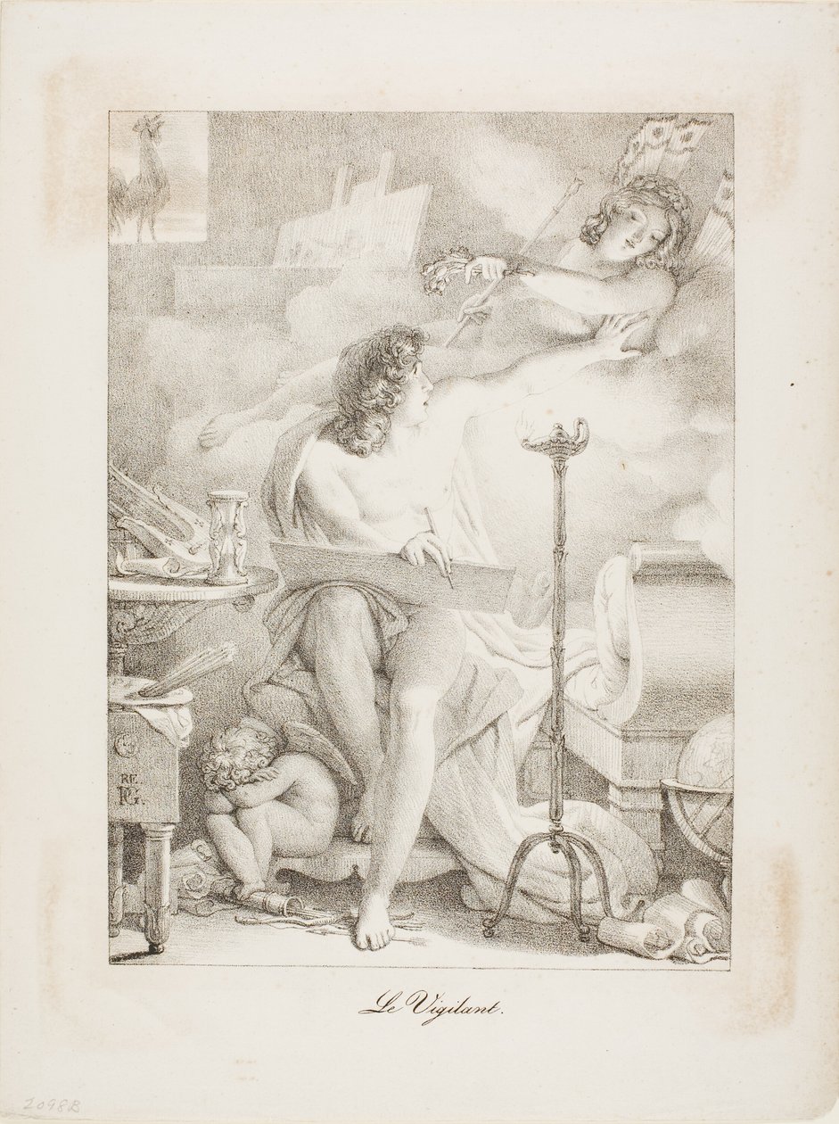 De waakzame door Pierre Guérin