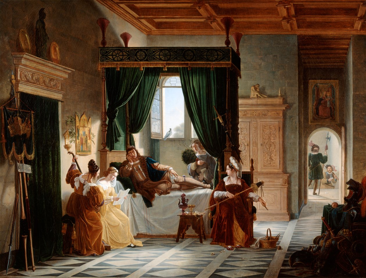 Het herstel van Bayard, ca. 1796-1842 door Pierre Henri Revoil
