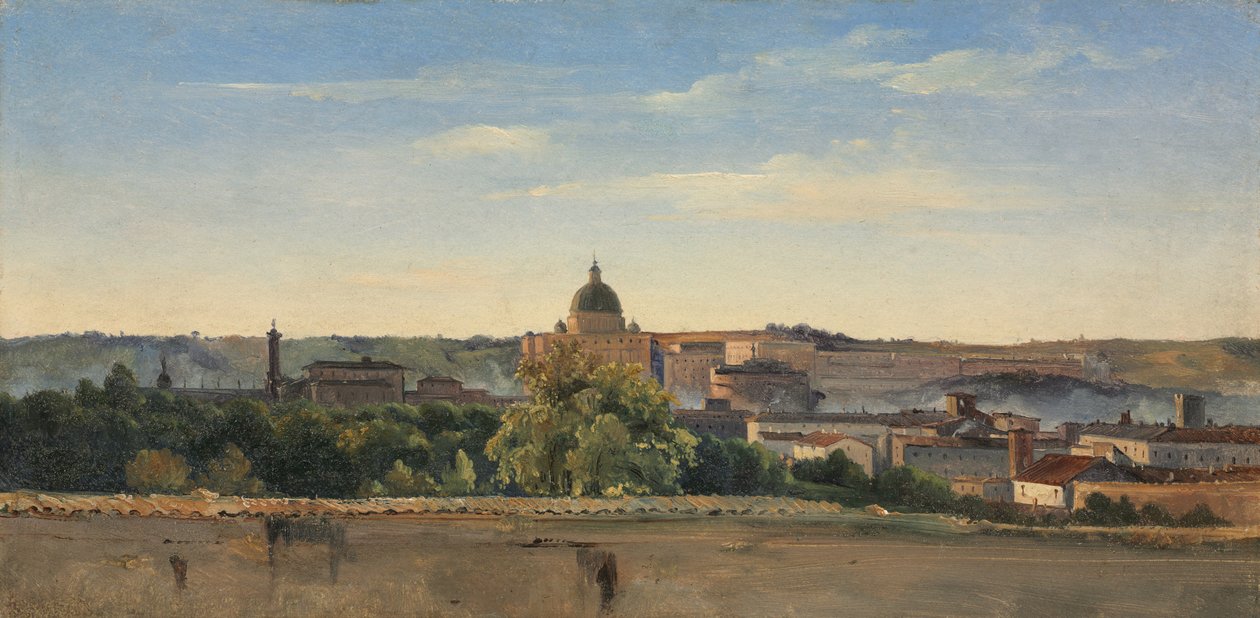 Uitzicht op Rome, ca. 1782-1784 door Pierre Henri de Valenciennes