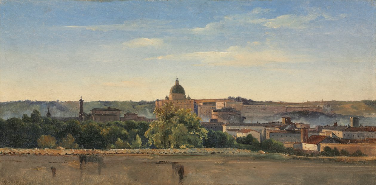 Uitzicht op Rome, ca. 1782-1784 door Pierre Henri de Valenciennes