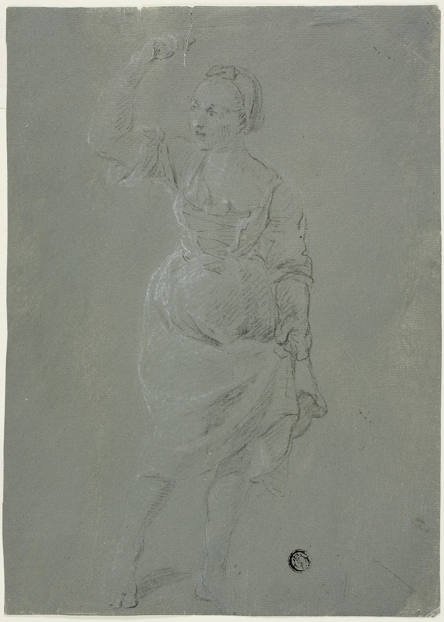 Dansende vrouw door Pierre Jacques Volaire