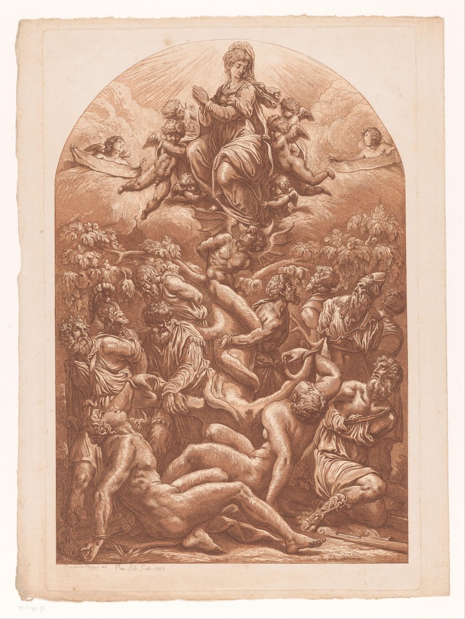 Allegorie op de Onbevlekte Ontvangenis door Pierre Lelu