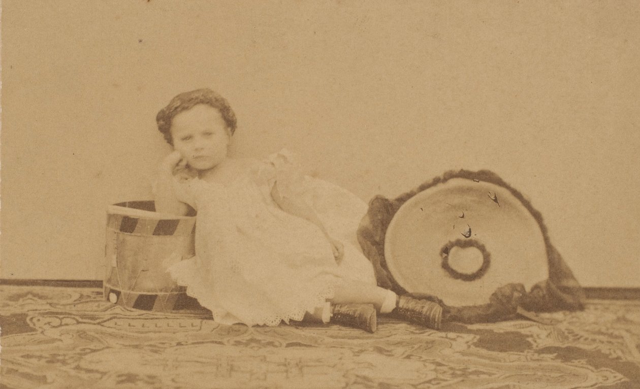 Le tambour, 1860s door Pierre Louis Pierson