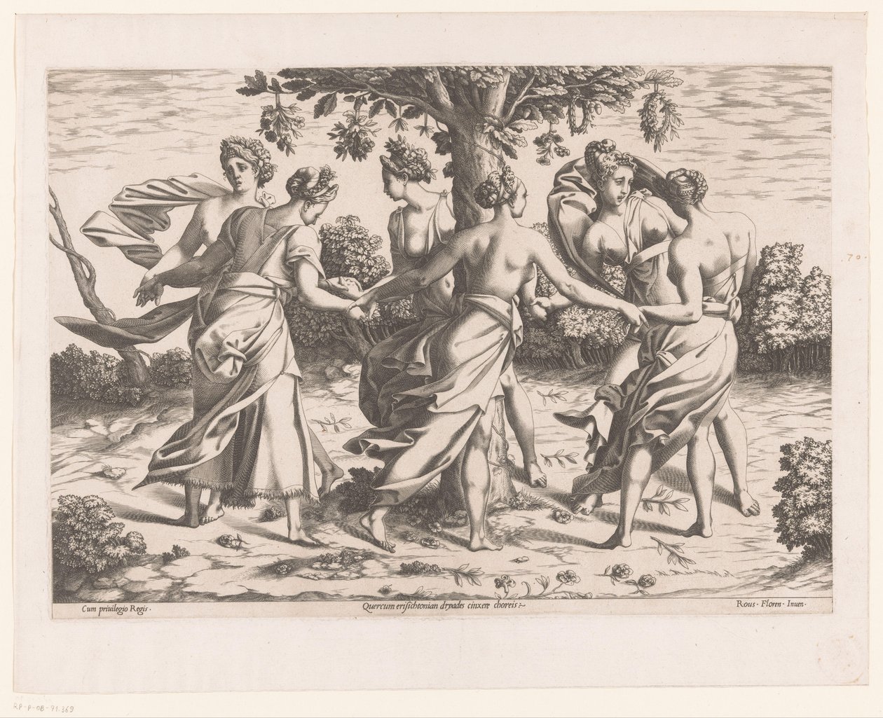 Dans van Driaden door Pierre Milan (attributed to)