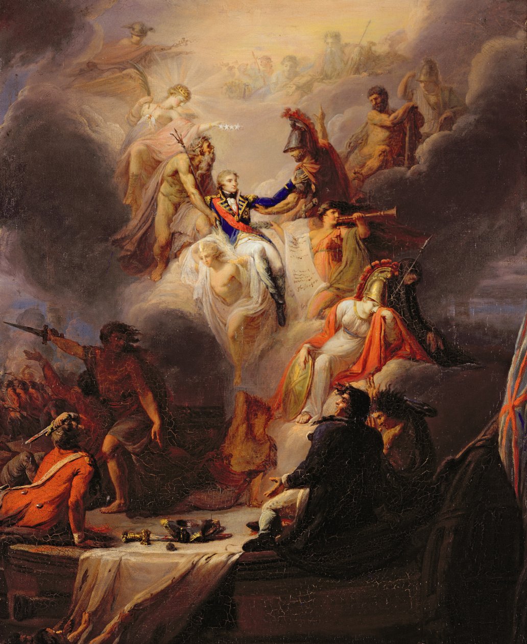 Apotheose van Nelson door Pierre Nicolas Legrand