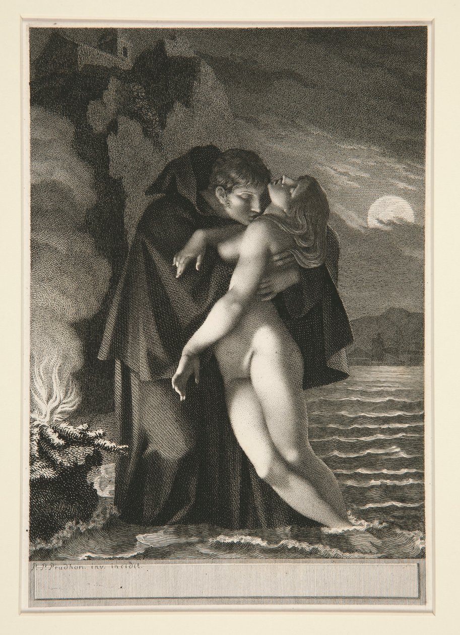 Phrosine en Melidore door Pierre Paul Prud