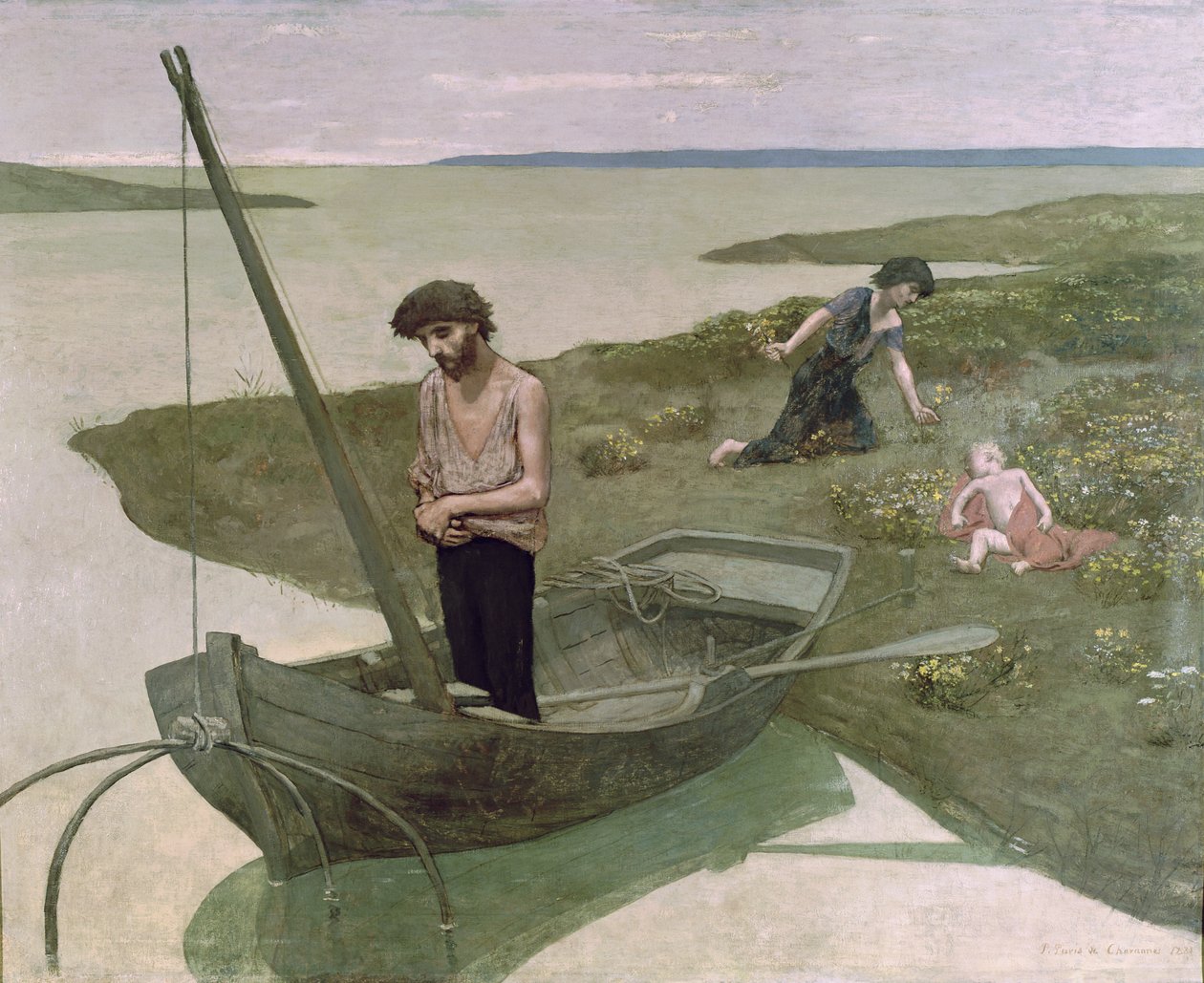 De arme visser door Pierre Puvis de Chavannes