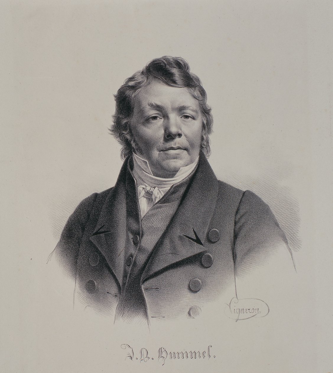 Johann Nepomuk Hummel (1778-1837) door Pierre Roch Vigneron