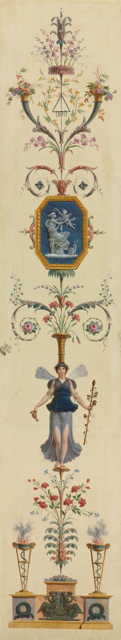 Decoratief paneel, 1790s door Pierre Rousseau