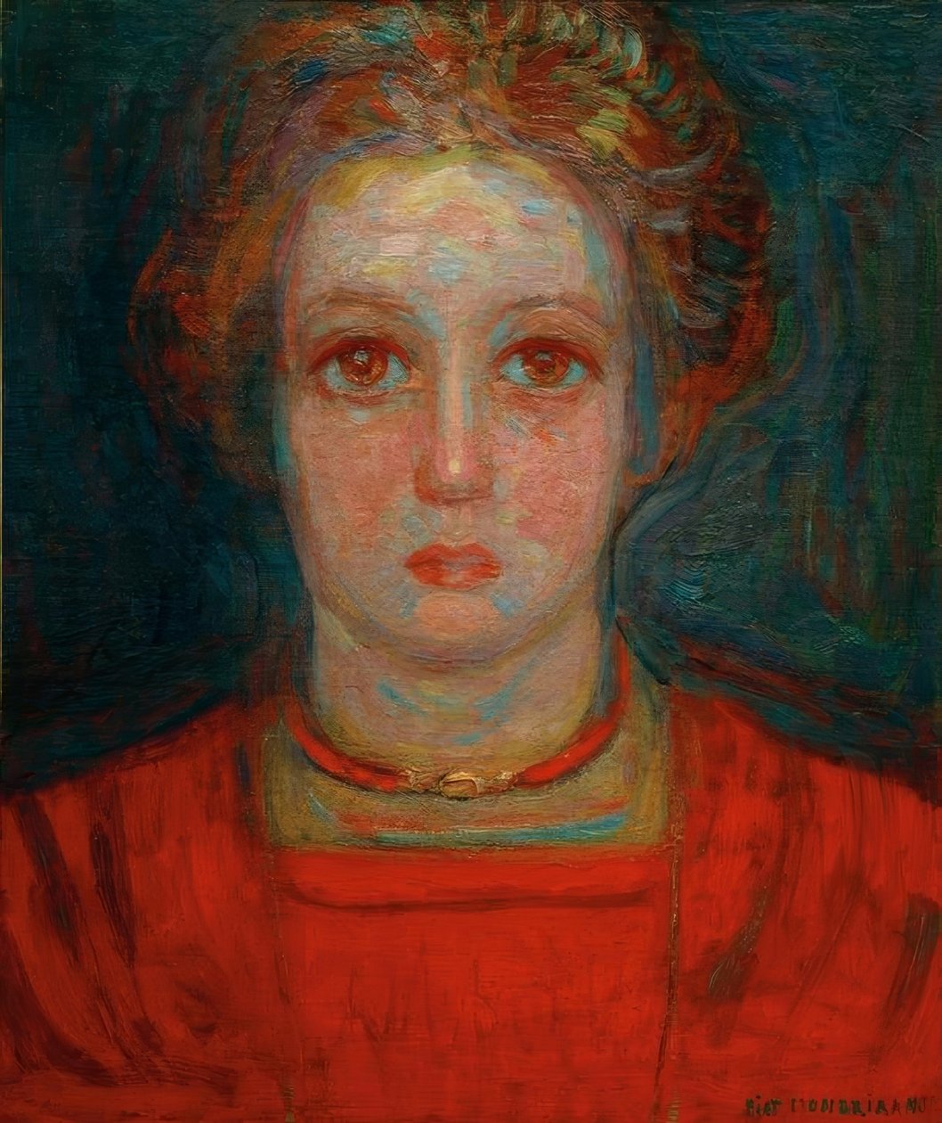 Meisjesportret door Piet Mondrian