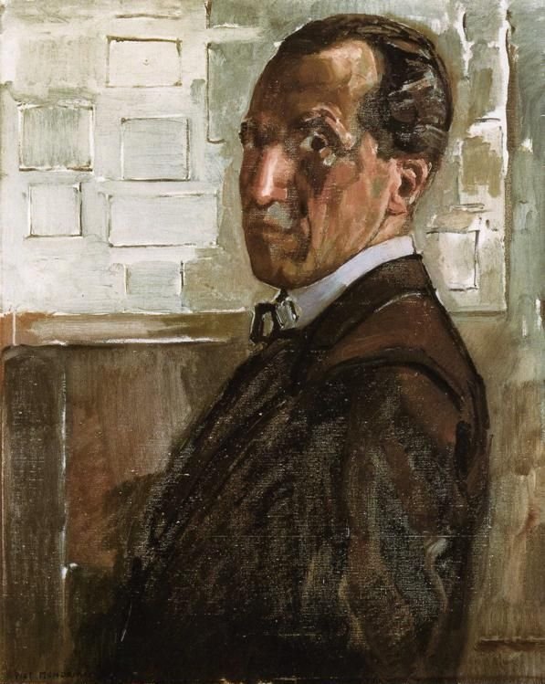 Zelfportret door Piet Mondrian