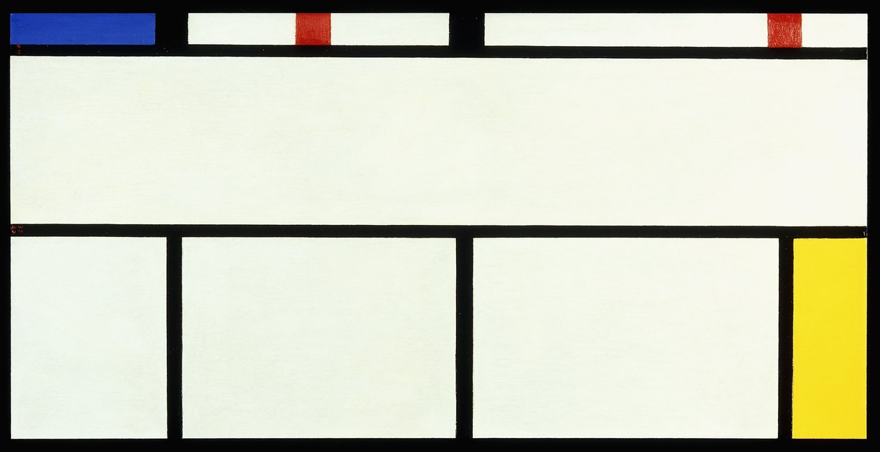 Compositie door Piet Mondrian