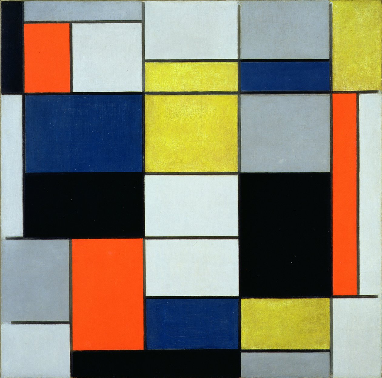 Compositie A door Piet Mondrian