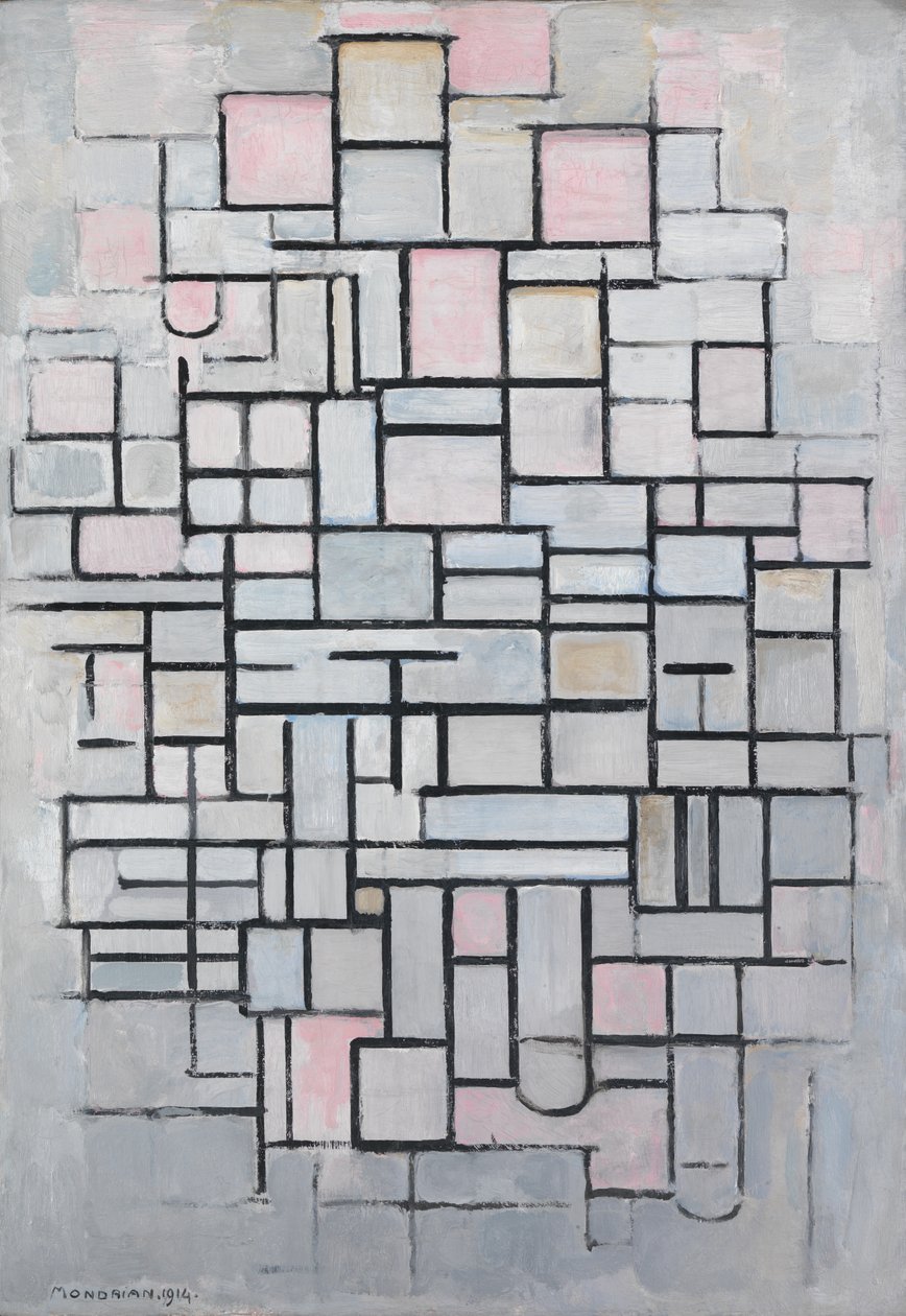 Compositie nr. IV door Piet Mondrian