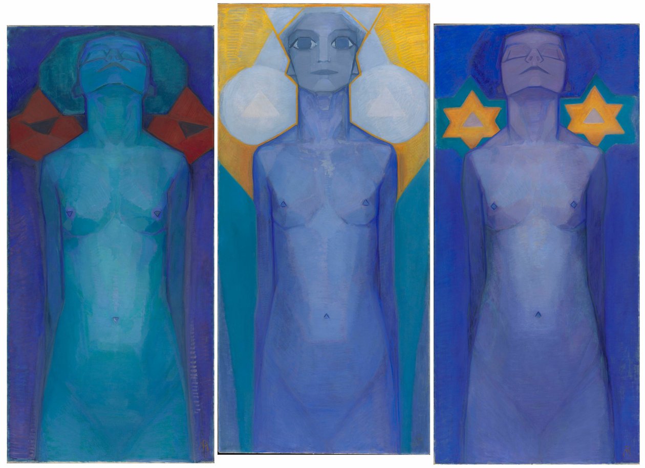 Evolutie, 1911 door Piet Mondrian