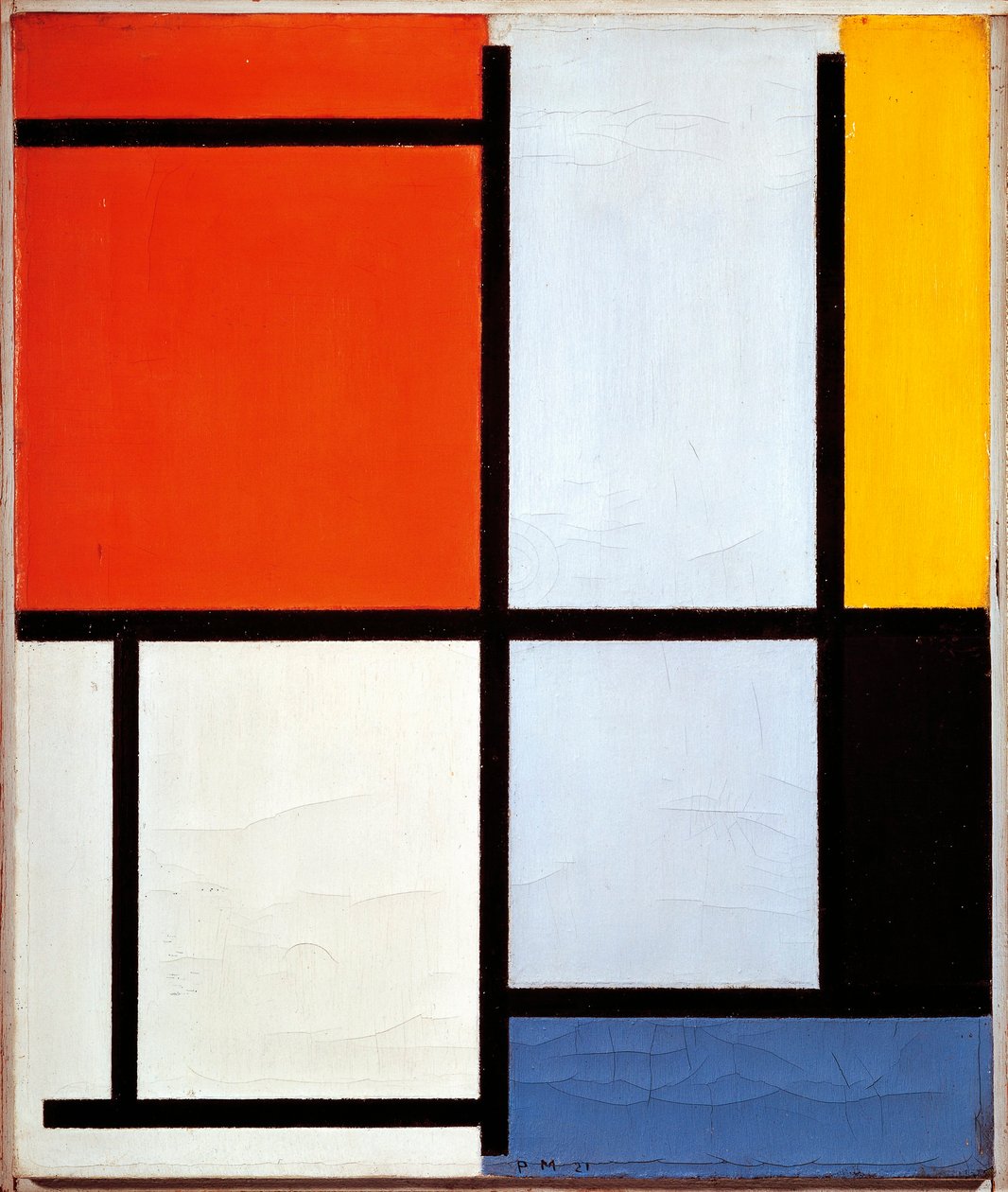 Compositie door Piet Mondrian
