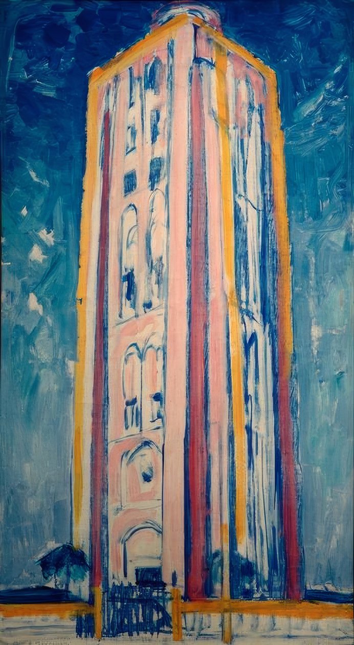 Westkapelle (Nederland) door Piet Mondrian