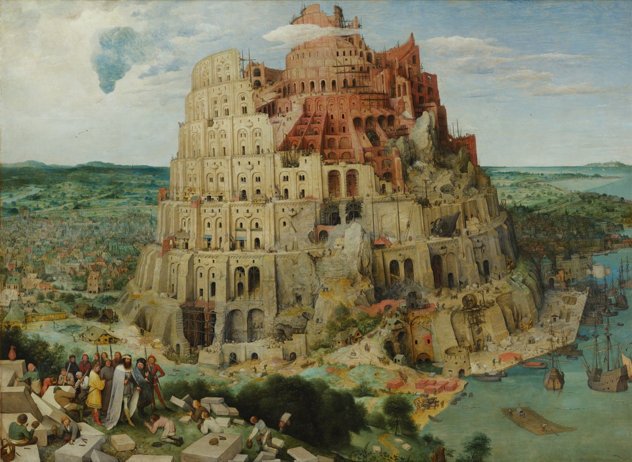 Toren van Babel door Pieter Bruegel the Elder