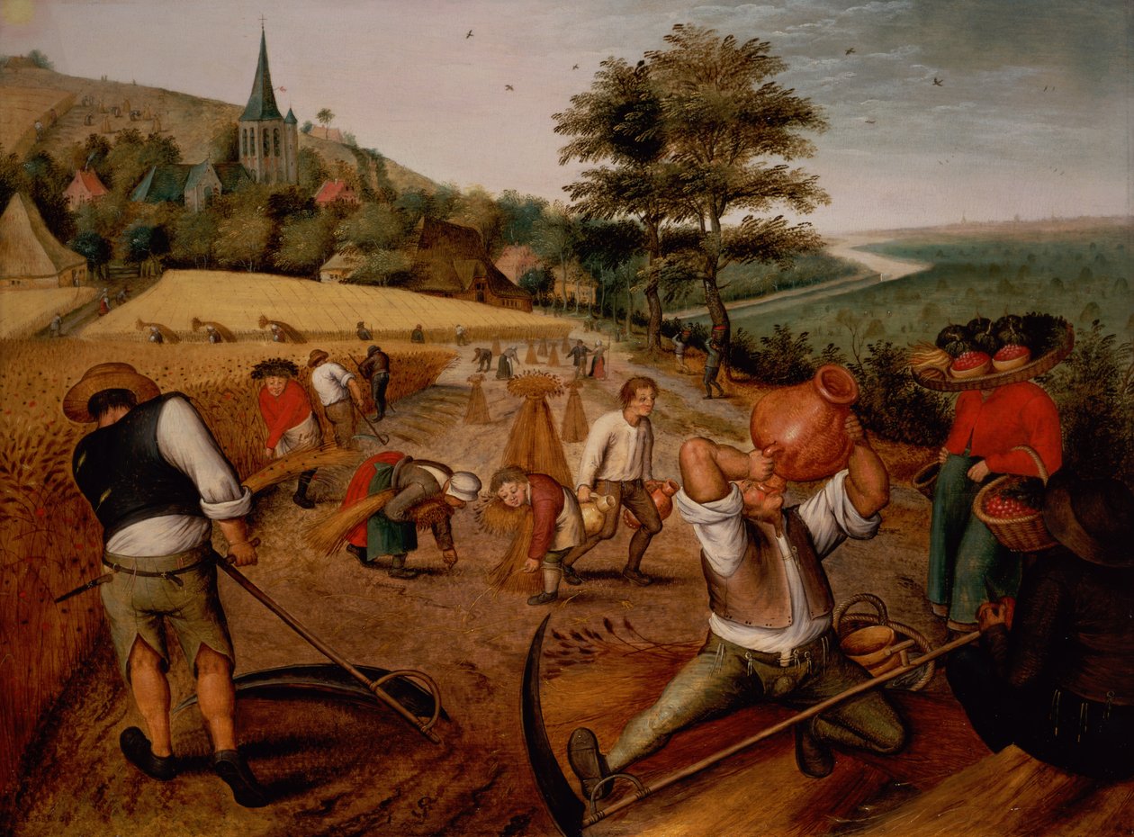 Zomer door Pieter Brueghel the Younger
