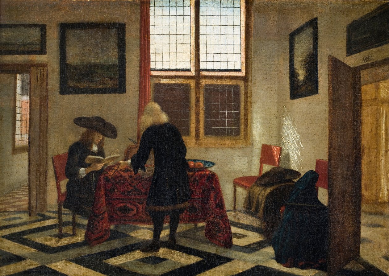 Interieur scène door Pieter Janssens