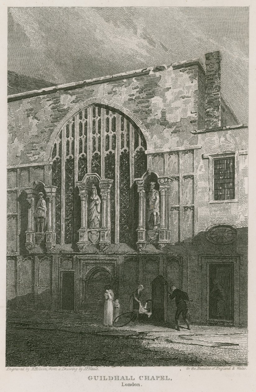 Guildhall Chapel, Londen door Pieter Jansz. Quast