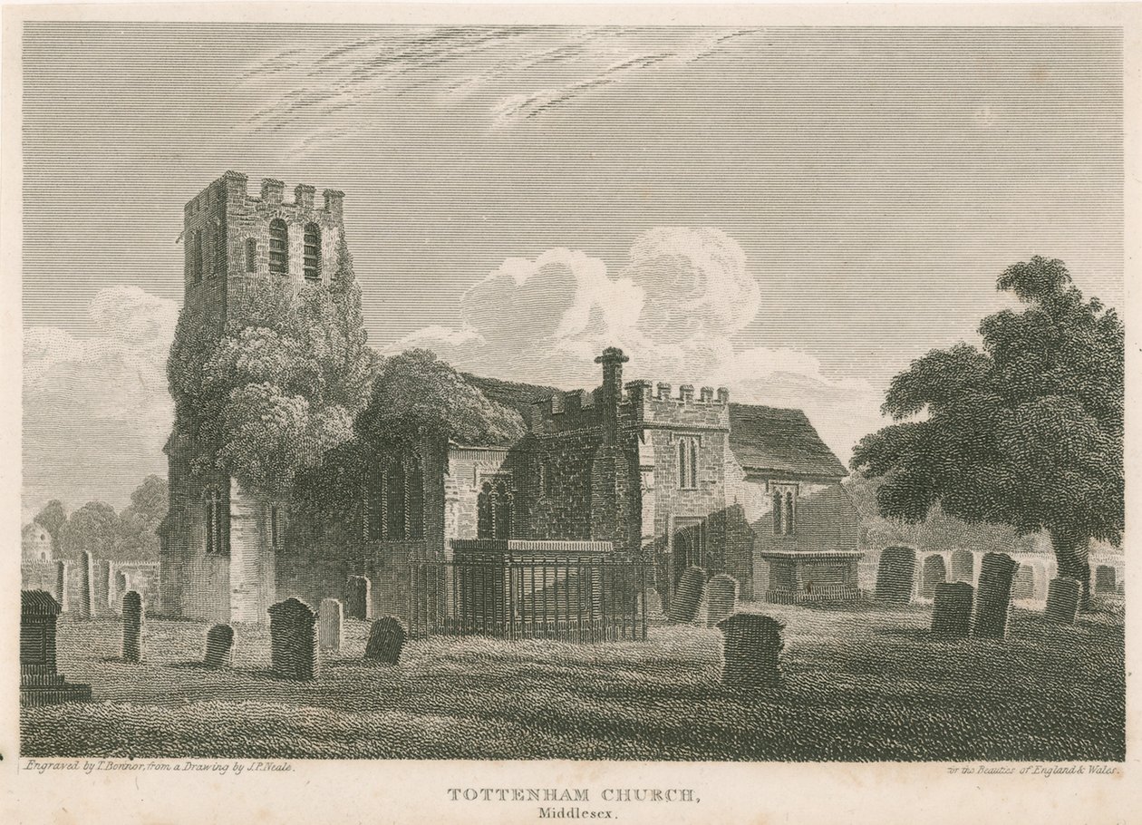 Tottenham Church, Londen door Pieter Jansz. Quast