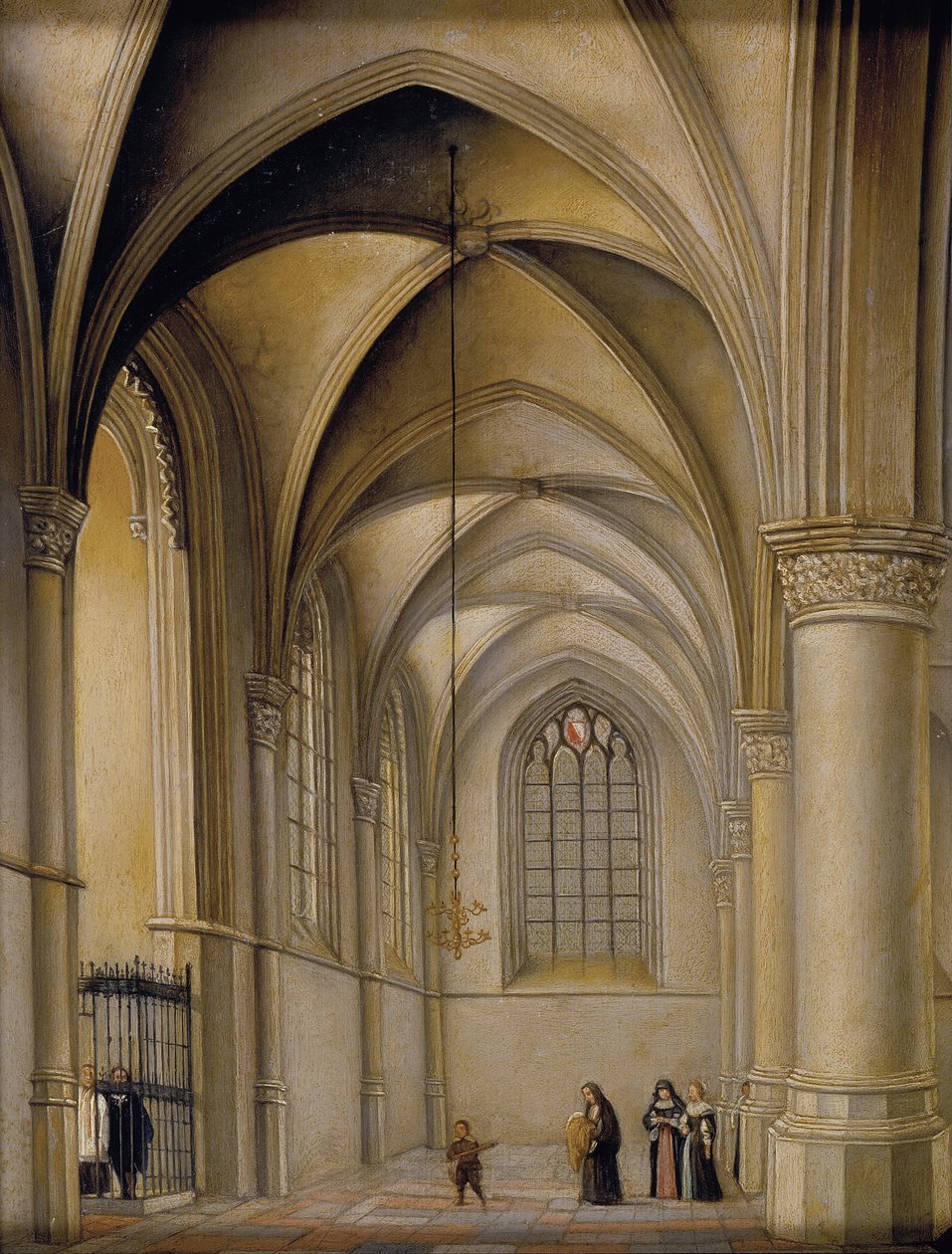 Kerkinterieur door Pieter Janszoon Saenredam