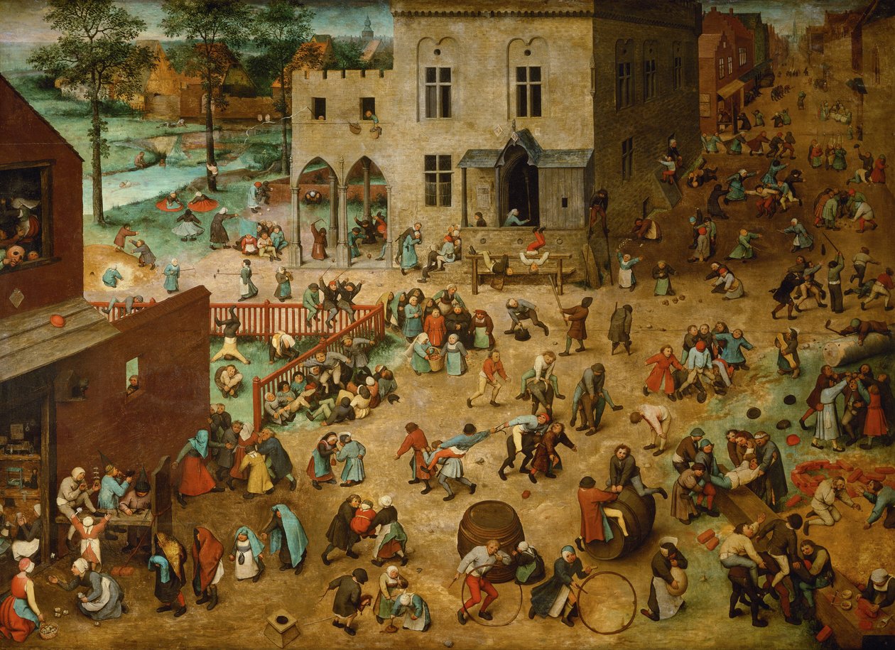 Kinderspelen, 1560 door Pieter Bruegel the Elder