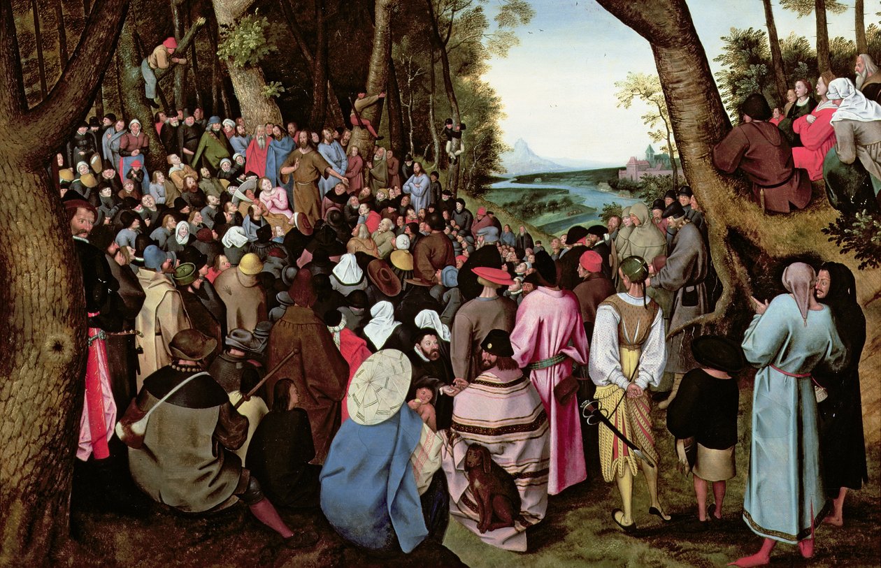 Sint Johannes de Doper predikend door Pieter Brueghel the Younger